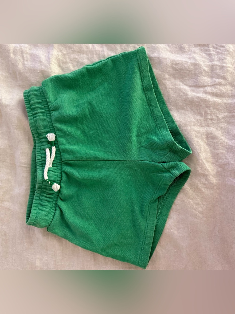 GAP Bright Green Cotton Drawstring Kids Shorts